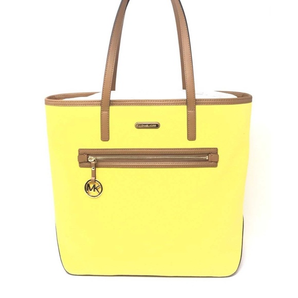 Michael Kors Handbags - NWT Michael Kors Kempton Sunflower Yellow Tote